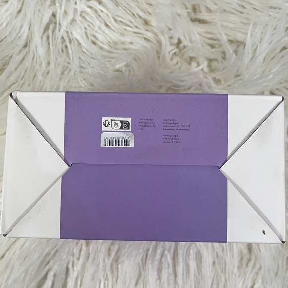 Anthropologie "Set of Morgan Stemless wine glasses in Lilac" New in Box NWT - Picture 7 of 11